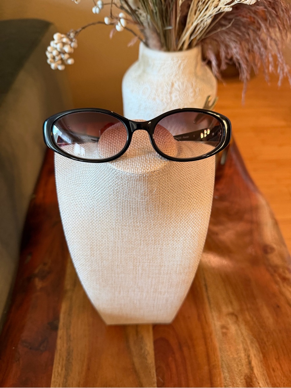 Brighton Black Oval Sunglasses with Gradient Lenses. These are READERS. So rare!
